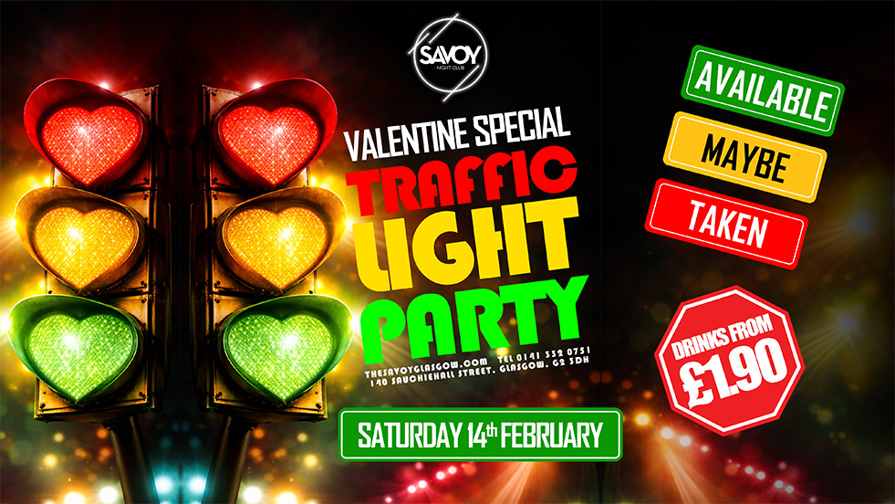 Valentines Traffic Light Party